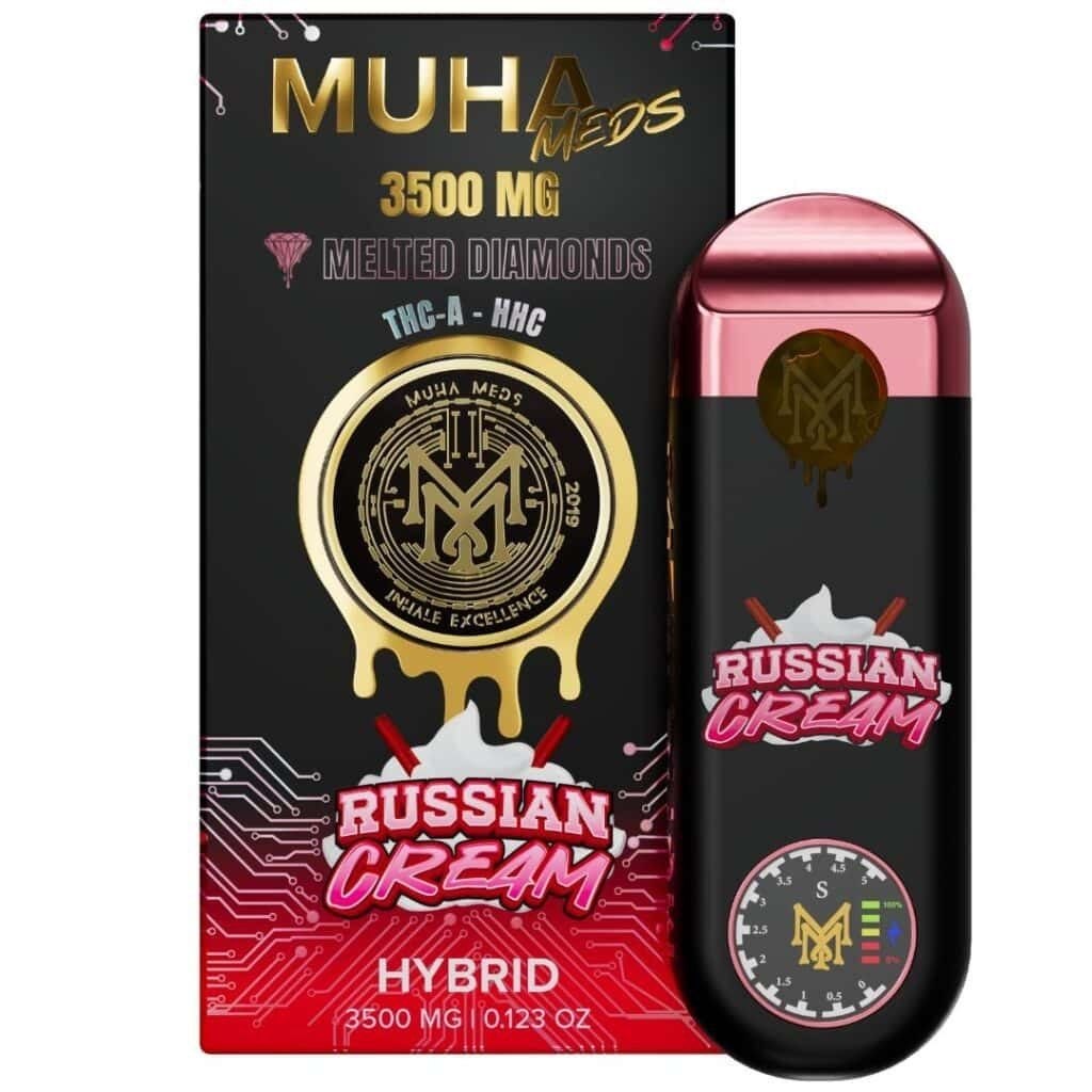 Muha Meds Russian Cream Gen 3 Melted Diamonds